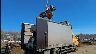 Разгрузка Тольятти Димитровград. Приехал в Саранск. День- ,,В Ёлку,, 😉  КамАЗ 4308