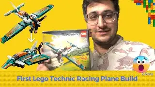 First Lego Technic Racing Plane Build
