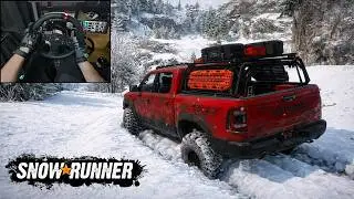 Ram 1500 TRX SnowRunner Gameplay | Steering Wheel Offroad Madness