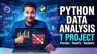 Learn Python Data Analysis in 1 Project | Pandas, Numpy, Seaborn Step by Step