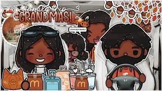 *AESTHETIC* Family trip to GRANDMAS! 👵🏾🚗 |*voiced!* 🔊 | Toca World Roleplay 🌎 