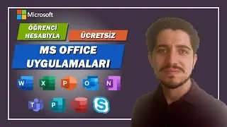 MS Office Uygulamalarını Öğrenci Hesabıyla Bilgisayara Ücretsiz Kurma | MS Excel, Word, PowerPoint