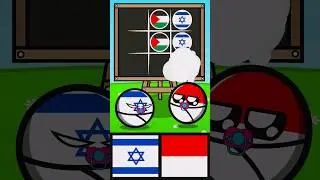 XO "Baby israel VS Baby Indonesia" #countryballs