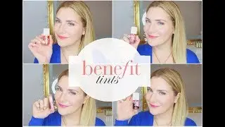 BATTLE OF THE BENEFIT TINTS: LIP & CHEEK SWATCHES OF LOLLITINT, BENETINT, POSIETINT, CHA CHA TINT