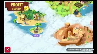 playing idle farming empire volcano island:short video