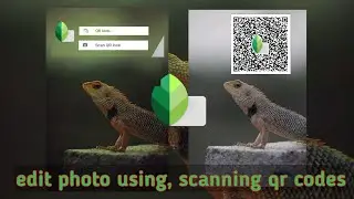 QR codes scan se photo editing 🤔 