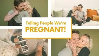 Telling People ABRUPTLY that WE'RE PREGNANT...again!