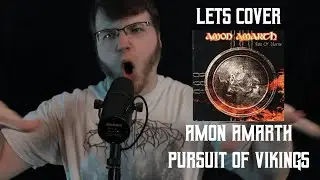 Amon Amarth - Pursuit of Vikings | (Vocal Guitar Bass Cover)