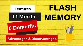 Features | Features of FLASH MEMORY |  Flash memory kya hai | hindi | BCA LOC | Merits and Demerits