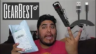 Gearbest -  UltraFire UF - AT33 y Gocomma Cable Trenzado de Nylón Tipo-C