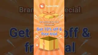 Turbo VPN Brand Day: Enjoy Up to 72% Off