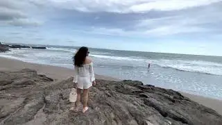 #Bali #Canggu Echo Beach | De tempel en cafés zitten op een kleine klif met uitzicht op de branding?