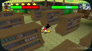 Disney Magical Mirror Starring Mickey Mouse vs The Ghost Boss With Healthbars