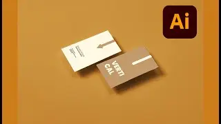 How to make the perfect vertical business card design in Adobe Illustrator
