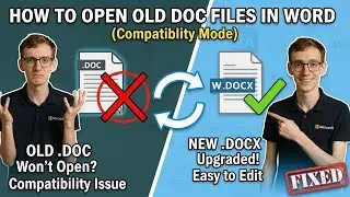 How to Open Old DOC Files in Word