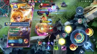 FANNY AGGRESSIVE ROTATION! SOLO RANK GAME | MLBB #mlbb #mobilelegends #fannydarat