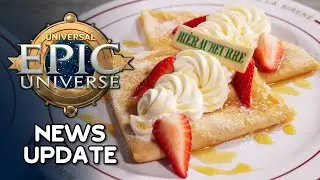 Universal Epic Universe News Update — FOOD REVEALED, ALL DINING LOCATIONS, & ROBOT DRAGON SPOTTED