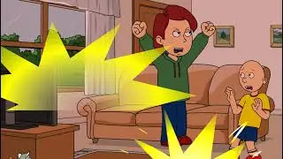 Caillou calls Boris a poop breath/grounded