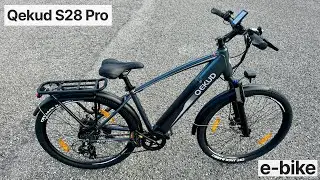 Qekud S28 Pro - The Best City E-bike Low Cost Full Electric and Assist Pedal