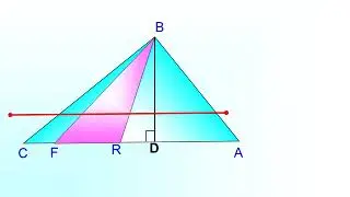 #Отношение площадей треугольников имеющих обую высоту