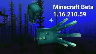 СВЕТЯЩИЙСЯ СПРУТ в майнкрафт бедрок 1.16.210.59!!!