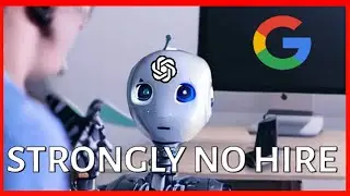 Google Coding Interview with an AI (chat GPT)