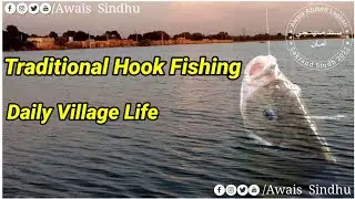Hook Fishing~ Traditional Hook Fishing |Village Life| #fishing #hookfishing, #amazing