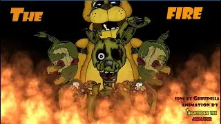 (DC2/FNaF) The Fire - Full Animation [⚡FLASHING LIGHTS⚡]