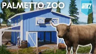 Barn & Highland Cattle Habitat - Palmetto Zoo - Episode 18 - Planet Zoo