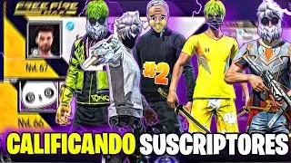 🔥CALIFICANDO LOS OUTFITS DE MIS SUSCRIPTORES PARTE 2 EN FREE FIRE 2024 🔥