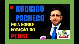 Rodrigo Pacheco comentou sobre a votação do Perse.
