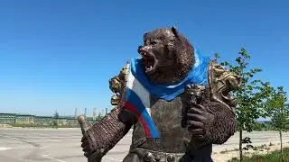 Новая скульптура ТАЙГАНА- Боевая Русь!