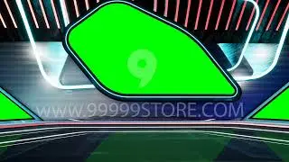 Virtual Set Green Screen 4K - Stage 94 No Table