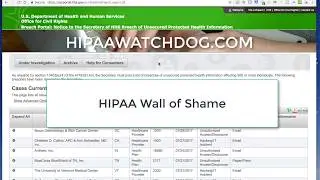 OCR Wall of Shame: Storage Facilities and Email Breaches, July 2017