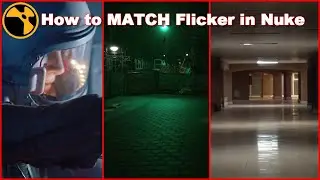 How to MATCH Flicker in Nuke | Lighting Match | Color Matching | Nuke Compositing #nuke #compositing
