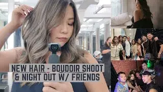 PINAS VLOG 391 | NEW HAIR | BOUDOIR | KARAOKE NIGHT