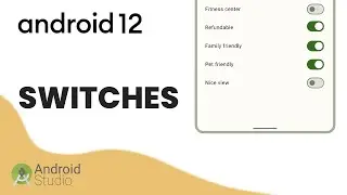 How to CREATE a SWITCH in ANDROID STUDIO APP | #2022 #android12 #development #tutorial #easy #fast