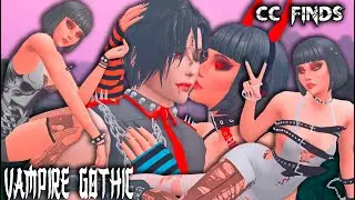 Los sims 4 CC Finds 🦇  El mejor CC VAMPIRICO! - Contenido personalizado para hombre y mujer!