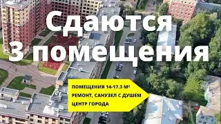 Сдаются 3 помещения помещение 14-17.3 м² с санузлом и душем на 1 этаже на улице Лисицина, д.54/17