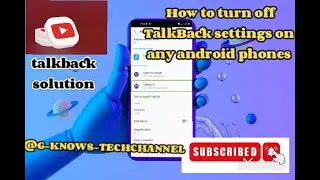 How to turn off  TalkBack settings on any android phones  2023 fastest method ✅✅✅
