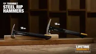 TOUGHBUILT Steel Rip Hammers - TB-H1-1R-S18 / TB-H1-1R-S16