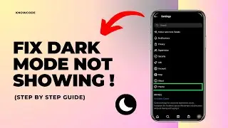 How to Fix Dark Mode Not Showing on Instagram Settings 2024 | Instagram Dark Mode Not Showing
