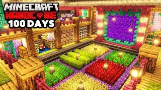 I Survived 100 Days UNDERGROUND in Minecraft Hardcore