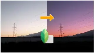 Easy Color Grading Using Snapseed || Color Grading Sunset