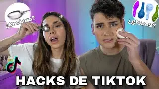PROBANDO TRUCOS  DE TIKTOK ft. Vico Volkova | Leean Salinas