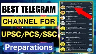 Best Telegram Channels for UPSC/PCS /SSC preparation for 2020 | [ Study point subodh ]