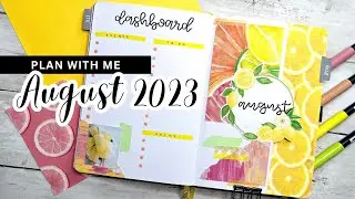 PLAN WITH ME || August 2023 Bullet Journal Setup