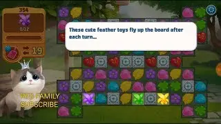 Lets play Meow match level 354 HARD LEVEL HD 1080P NEW FEATHER LEVELS