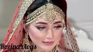 Beautiful bridal makeup || Makeup tutorial || bridal makeup look |#Rozinavlogs
