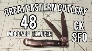 Great Eastern Cutlery 48 Improved Trapper Collector Knives SFO